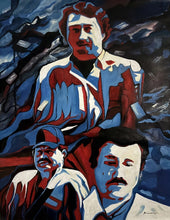 Load image into Gallery viewer, PATRONES 1 Pablo Escobar, El Chapo Guzman & El Mayo Zambada Oil Painting Authentic