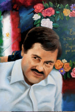 Load image into Gallery viewer, Pablo Escobar, Joaquín “El Chapo” Guzman & El Mayo Guzman Oil canvas Authentic