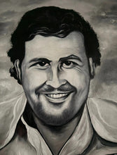 Load image into Gallery viewer, Patrones 2 Pablo Escobar, El Chapo Guzman & El Mayo Zambada Oil Canvas Painting Authentic