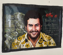 Load image into Gallery viewer, Pablo Escobar Oil Canvas Painting Narcos Medellin Cartel Authentic