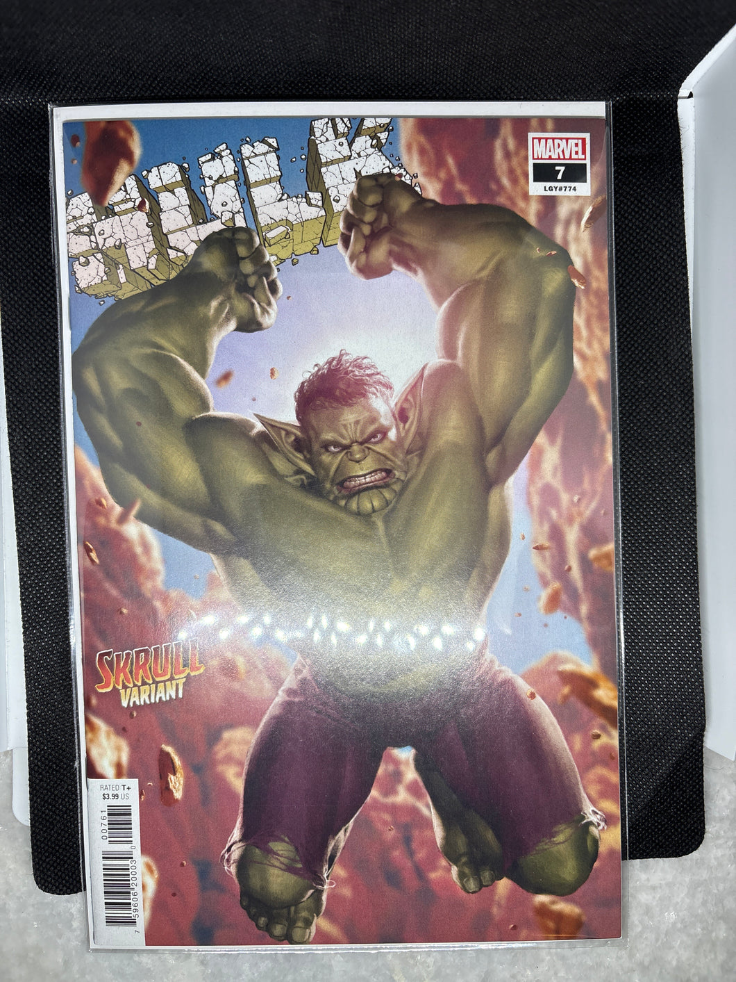 Brand New Hulk #7 Bag and Board Included