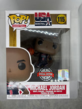Load image into Gallery viewer, USED Funko Pop Michael Jordan 115 * Front corner damage on box see pics
