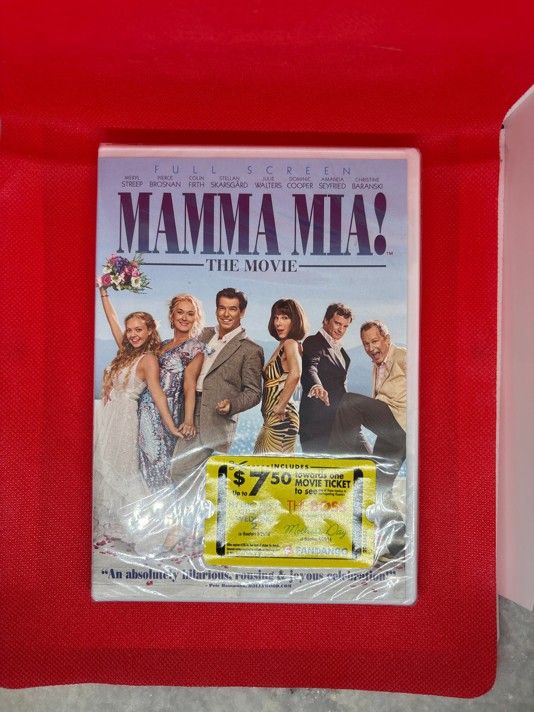 Brand New Sealed DVD Mamma Mia! Pierce Brosnan Musical