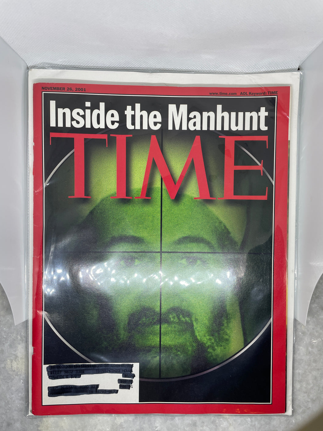 Vintage Osama Bin Laden Time Magazine