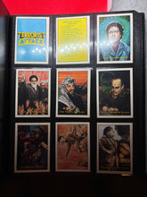 Load image into Gallery viewer, Brand New Vault X Binder with Complete Collection of 35 cards Terrorist Attack Banned from 1987 Piedmont Candy Company and True Crime Series One G men and Gangster Trading Card Lot of 26
