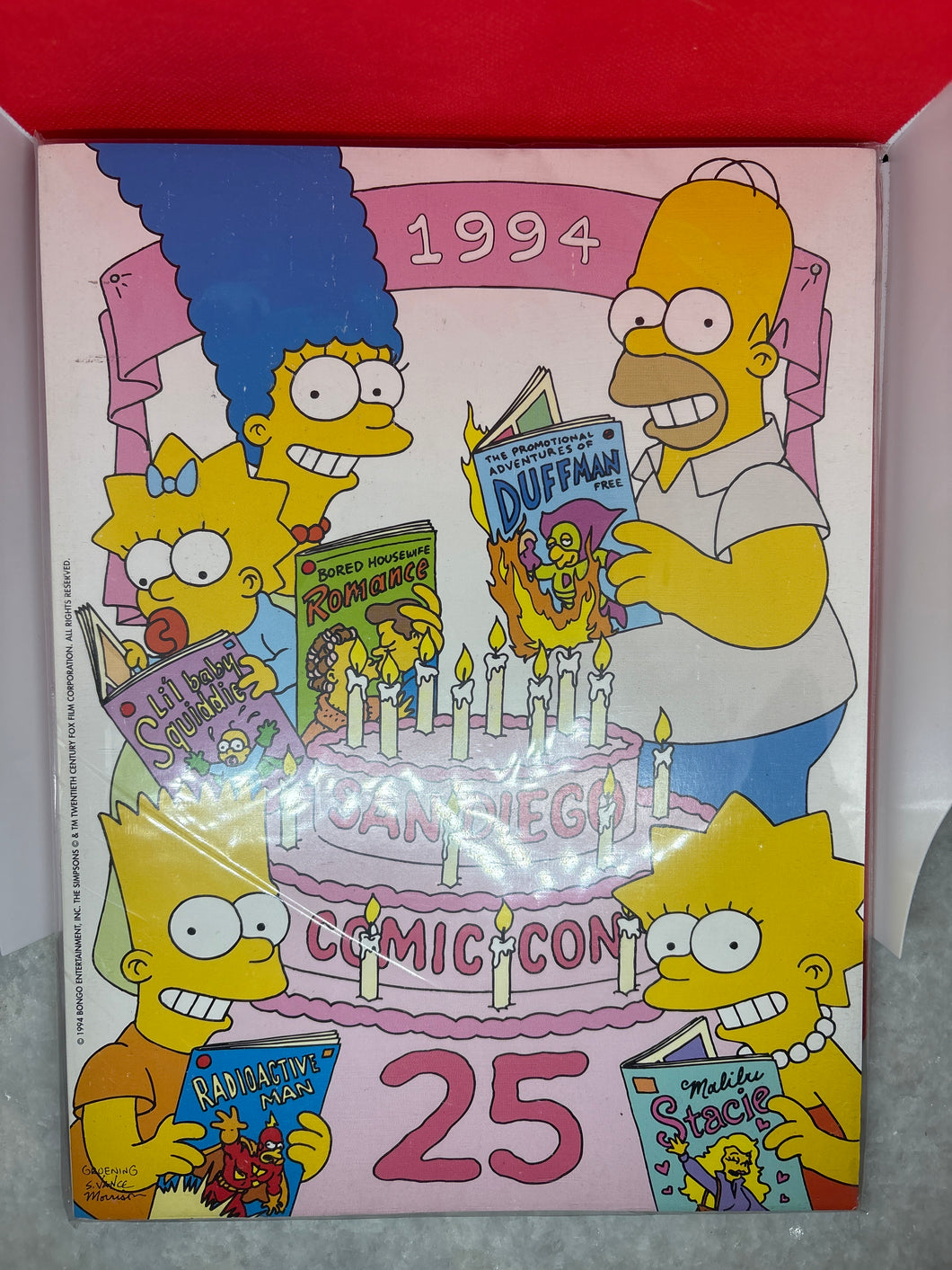 USED Vintage San Diego Comic Con 25 1994 Special Edition Magazine The Simpsons
