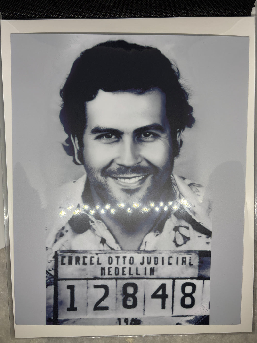 Brand New High Resolution Laminated Picture Pablo Escobar Reprint comes with Board and Bag 8x10