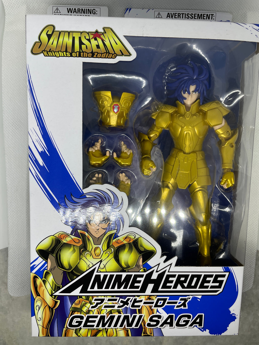 Like New Sealed Caballeros del Zodiaco Gemini Saga Saint Seiya