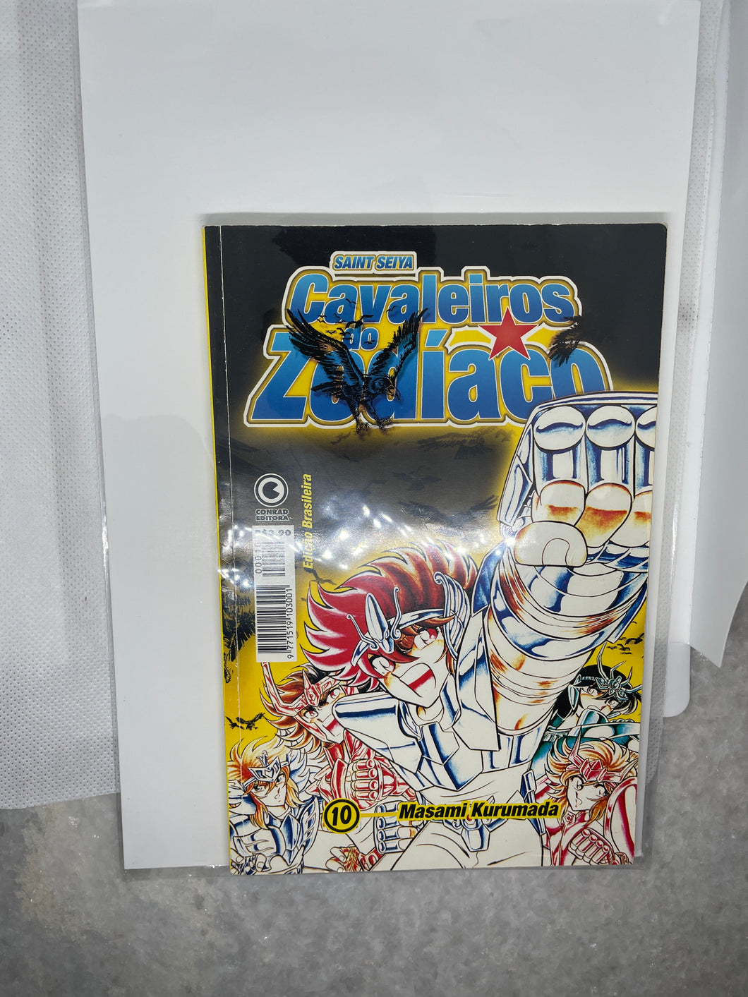 Vintage Caballeros del Zodíaco Comic Book in Portuguese