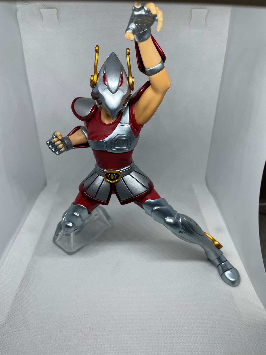 Like New Vintage Caballeros del Zodiaco Saint Seiya Pegasus Loose Figure with stand