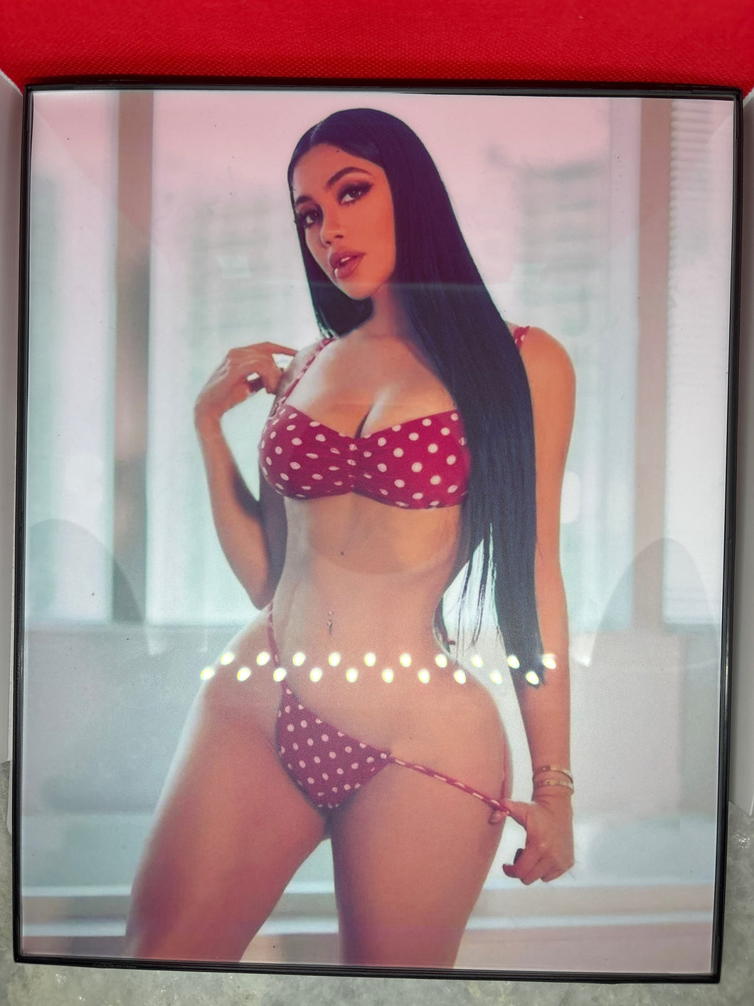 Brand New High Resolution Laminated Picture Jailyne Ojeda comes with Luxury Frame 8x10