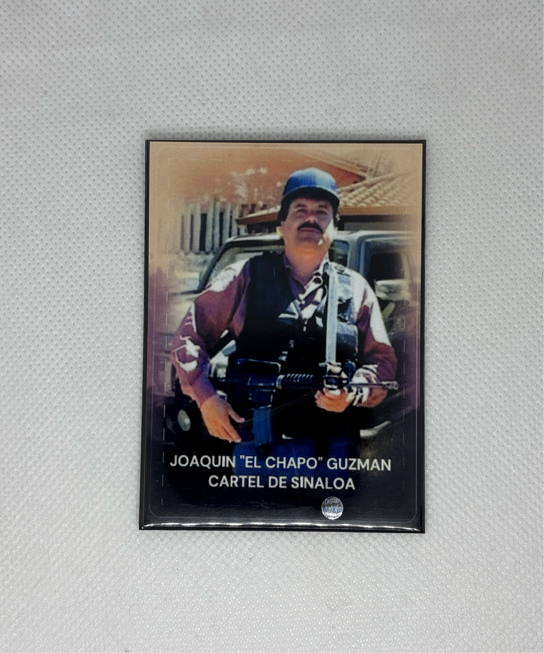 Brand new sealed NARCOTOYZ EL CHAPO GUZMAN Metal Limited Trading Card 18+