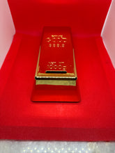 Load image into Gallery viewer, USED Gold Color Bar Piggy Bank 1 Kilo Gold Bar Resemblance
