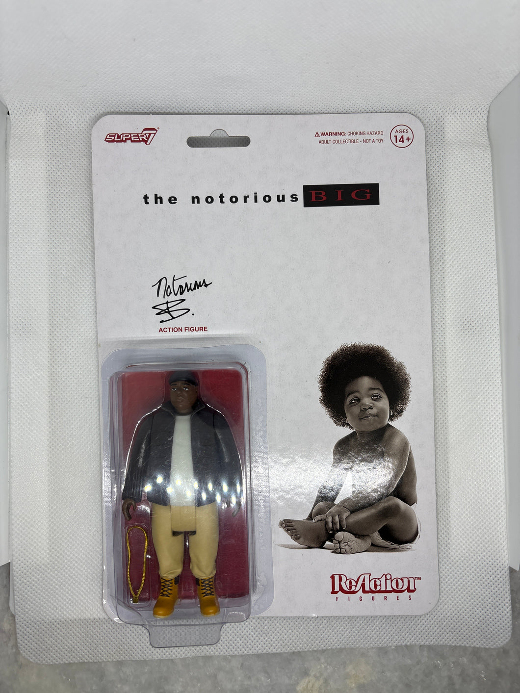 Like New Notorious B.I.G Biggie Smalls Action Figure