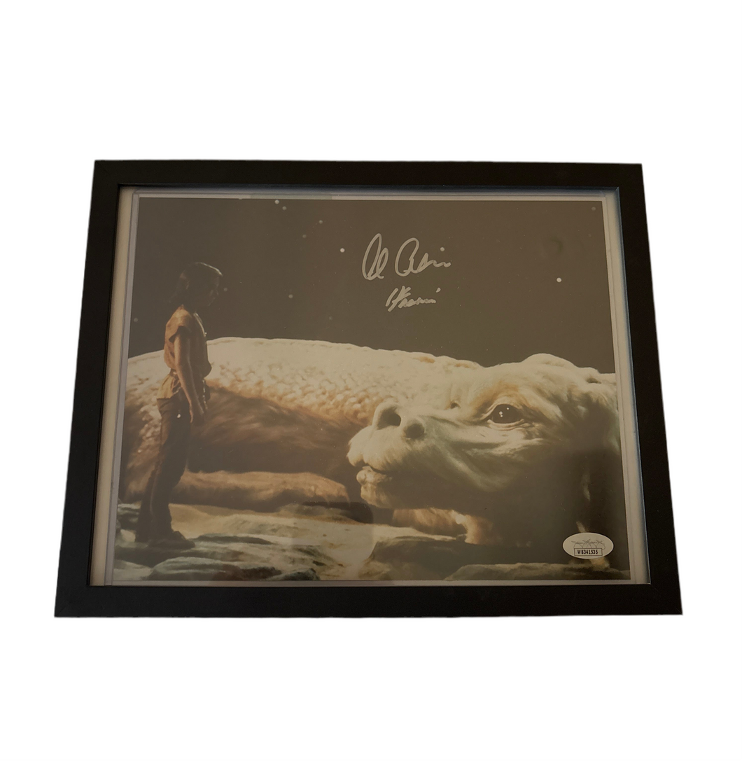 Alan Oppenheimer Signed Photo 8x10 comes with Frame JSA COA Authentic Never ending Story
