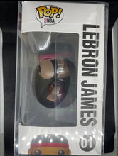 Load image into Gallery viewer, USED VINTAGE FUNKO POP LEBRON JAMES 01 RED SHIRT COMES WITH SOFT PROTECTOR
