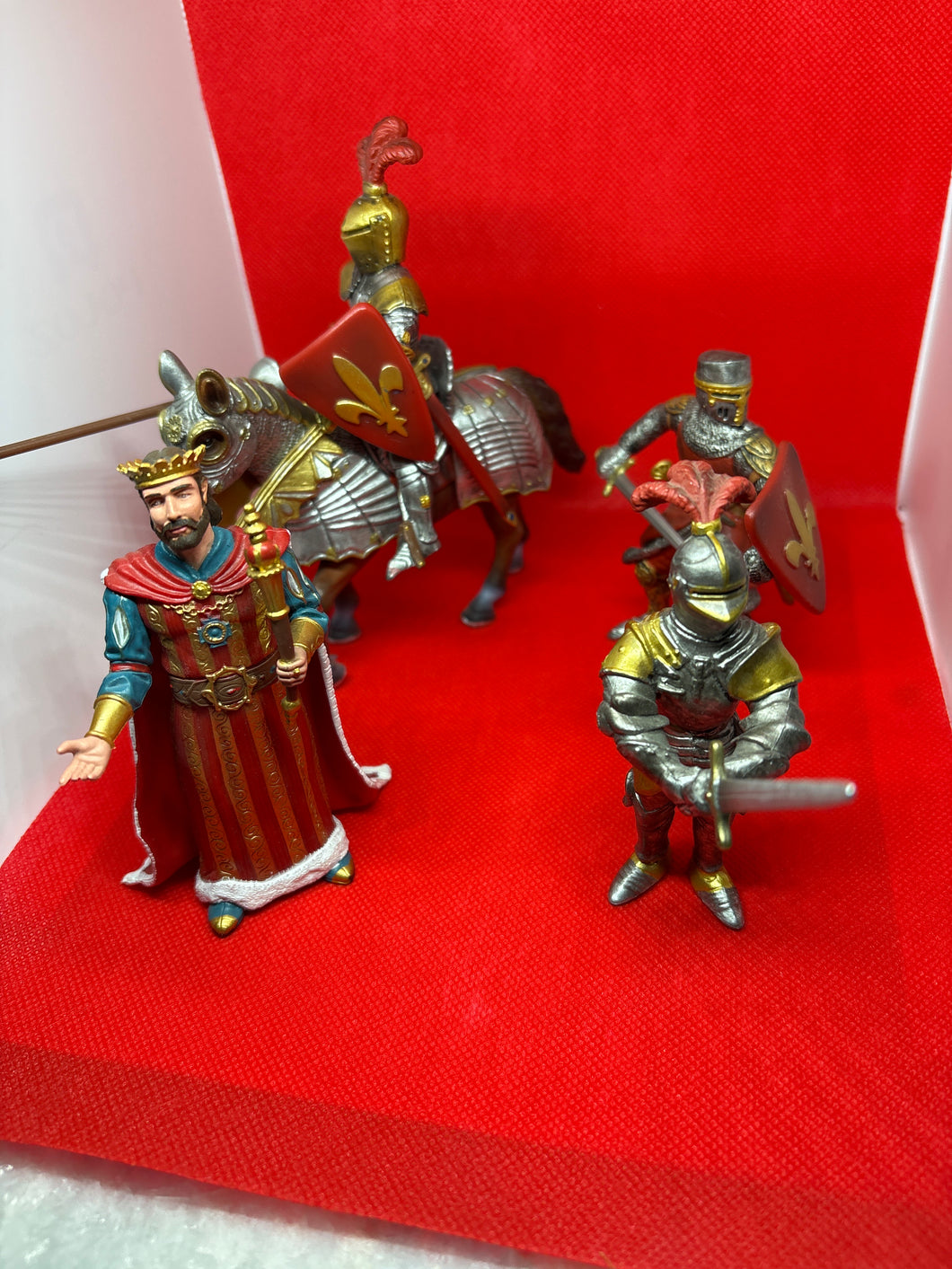 Vintage Like New Medieval Times Lot of 5 Schleich Figures Collectors Item