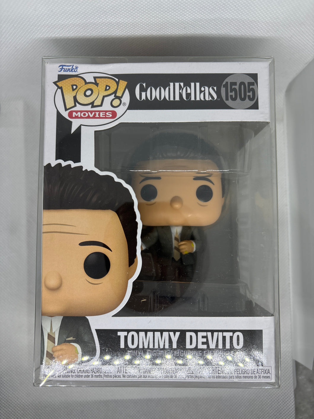 USED Funko Pop Tommy Devito Goodfellas *Box is Damaged from the front top left see pic