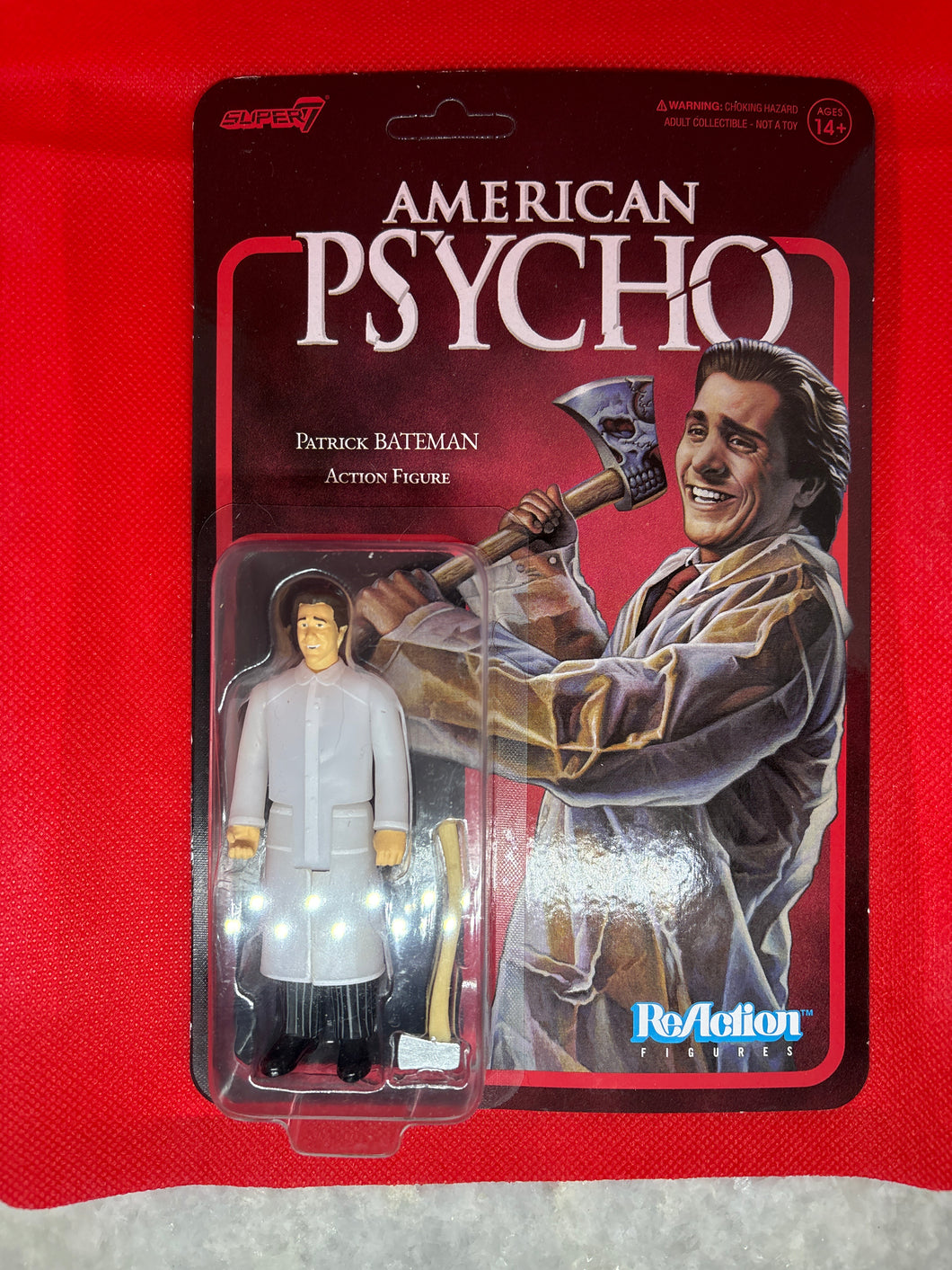 Brand New Sealed American Psycho Figure Reaction