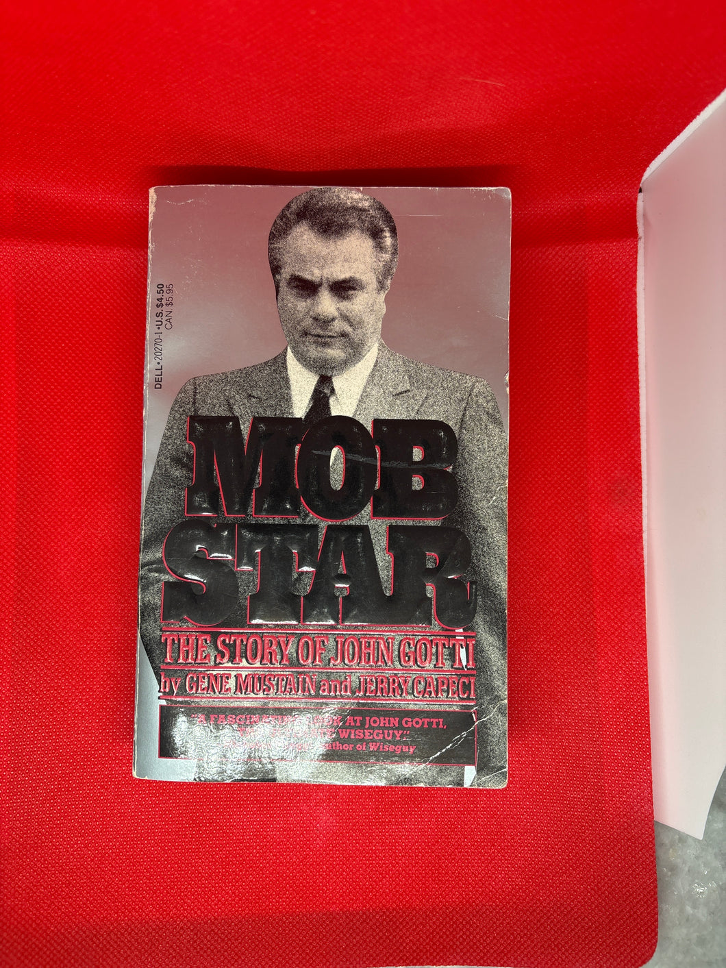 USED Mob Star John Gotti Paperback Book