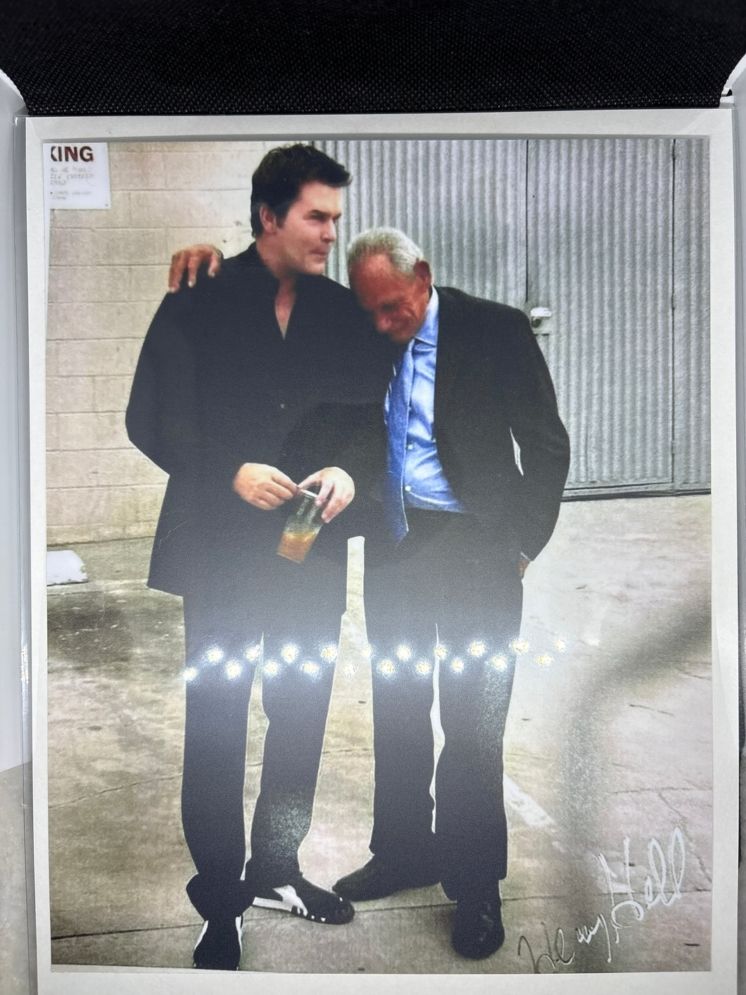 Brand New High Resolution Laminated Picture Ray Liotta & Henry Hill Goodfellas Reprint with Signature comes with Board and Bag 8x10