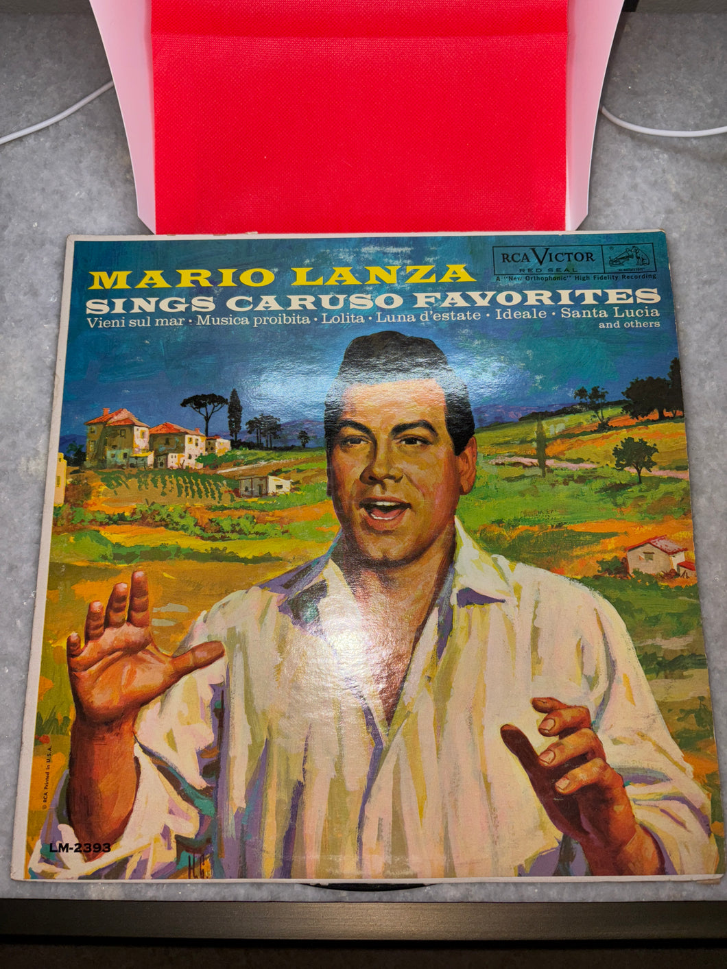 Like New Vintage Mario Lanza sings Caruso Favorites Vinyl