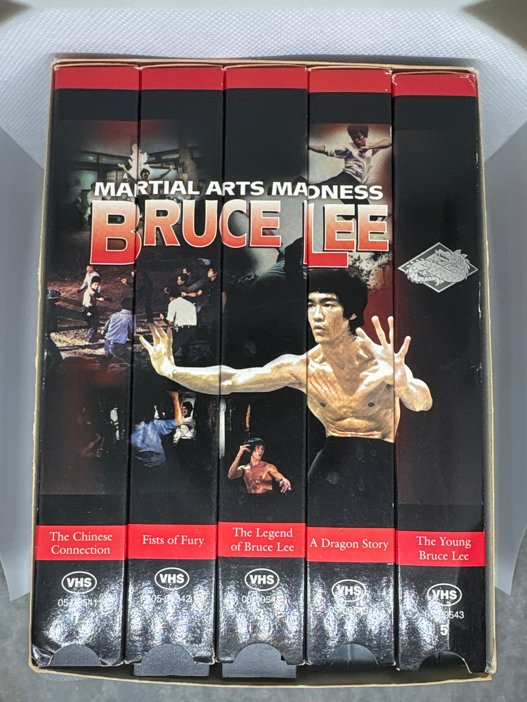 Like New Vintage Classic VHS Bruce Lee Collection Martial Arts Madness
