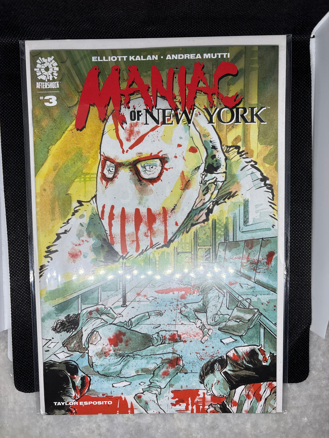 Brand New Maniac of New York #3 Comic Bag and Board included Bloody 18+