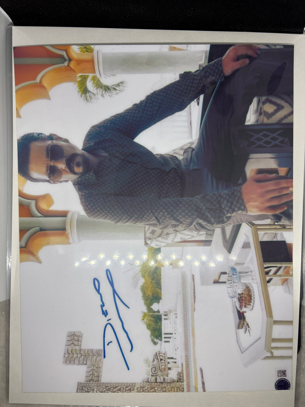 Brand New High Resolution Laminated Picture Miguelangel Félix Gallardo Narcos Mexico Reprint with Signature comes with Board and Bag 8x10