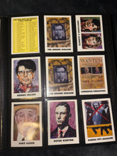 Load image into Gallery viewer, Brand New Vault X Binder with Complete Collection of 35 cards Terrorist Attack Banned from 1987 Piedmont Candy Company and True Crime Series One G men and Gangster Trading Card Lot of 26
