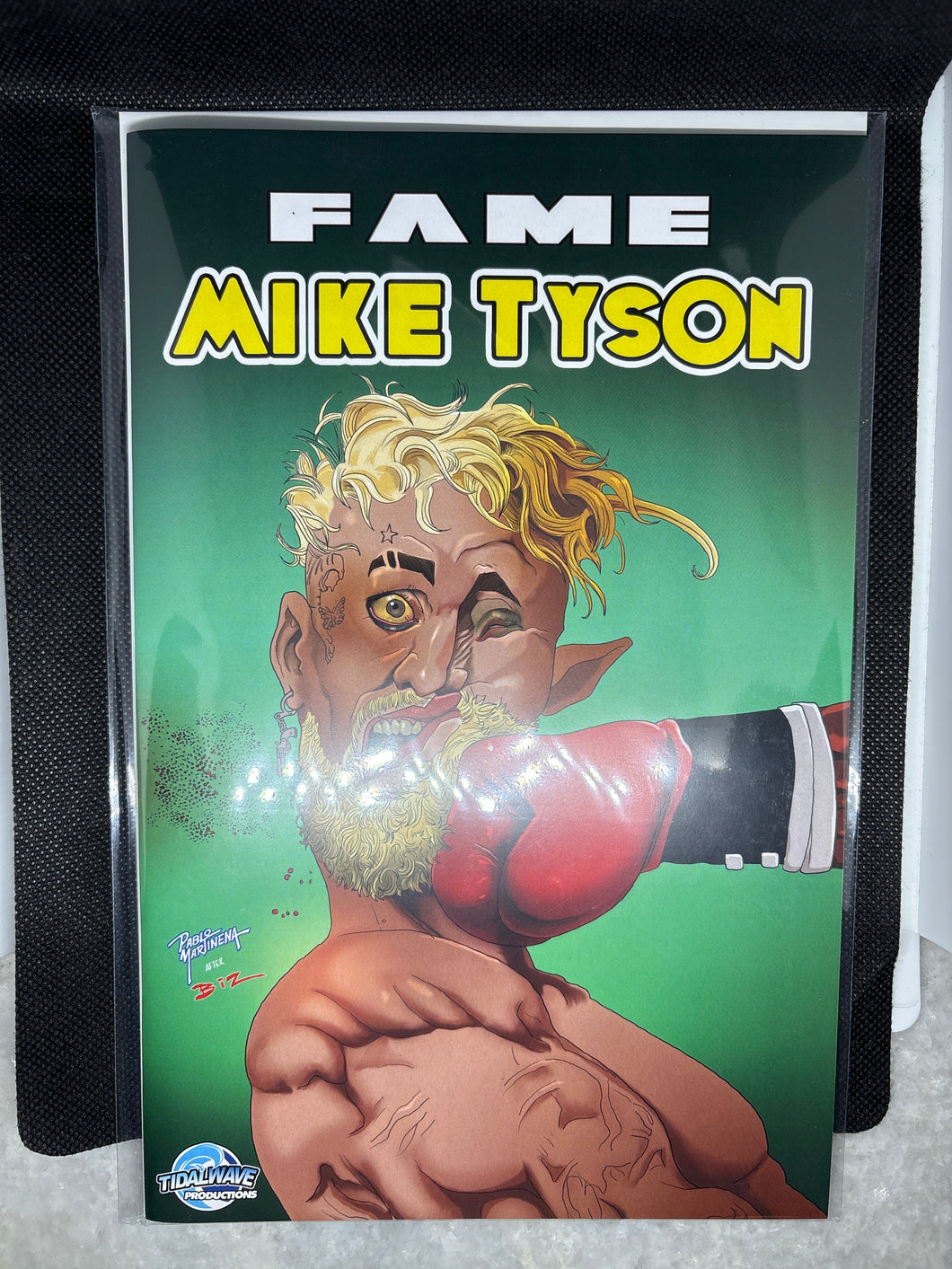 Brand New Jake Paul Fame Mike Tyson #1 Comic Bag and Board included