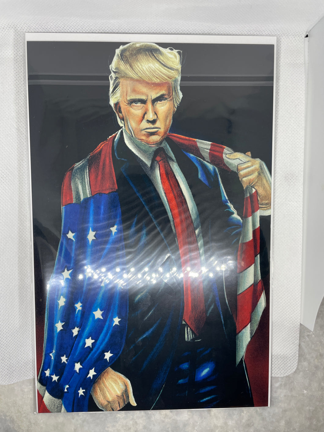 Brand New Sealed Trump Portrait Metal Comic Cover. Only 25 prints made!!!