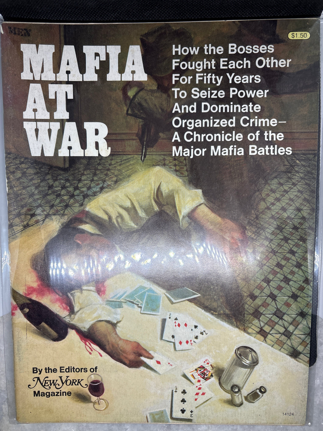 Like New has a little wear and tear on front left Vintage Mafia At War New York Magazine