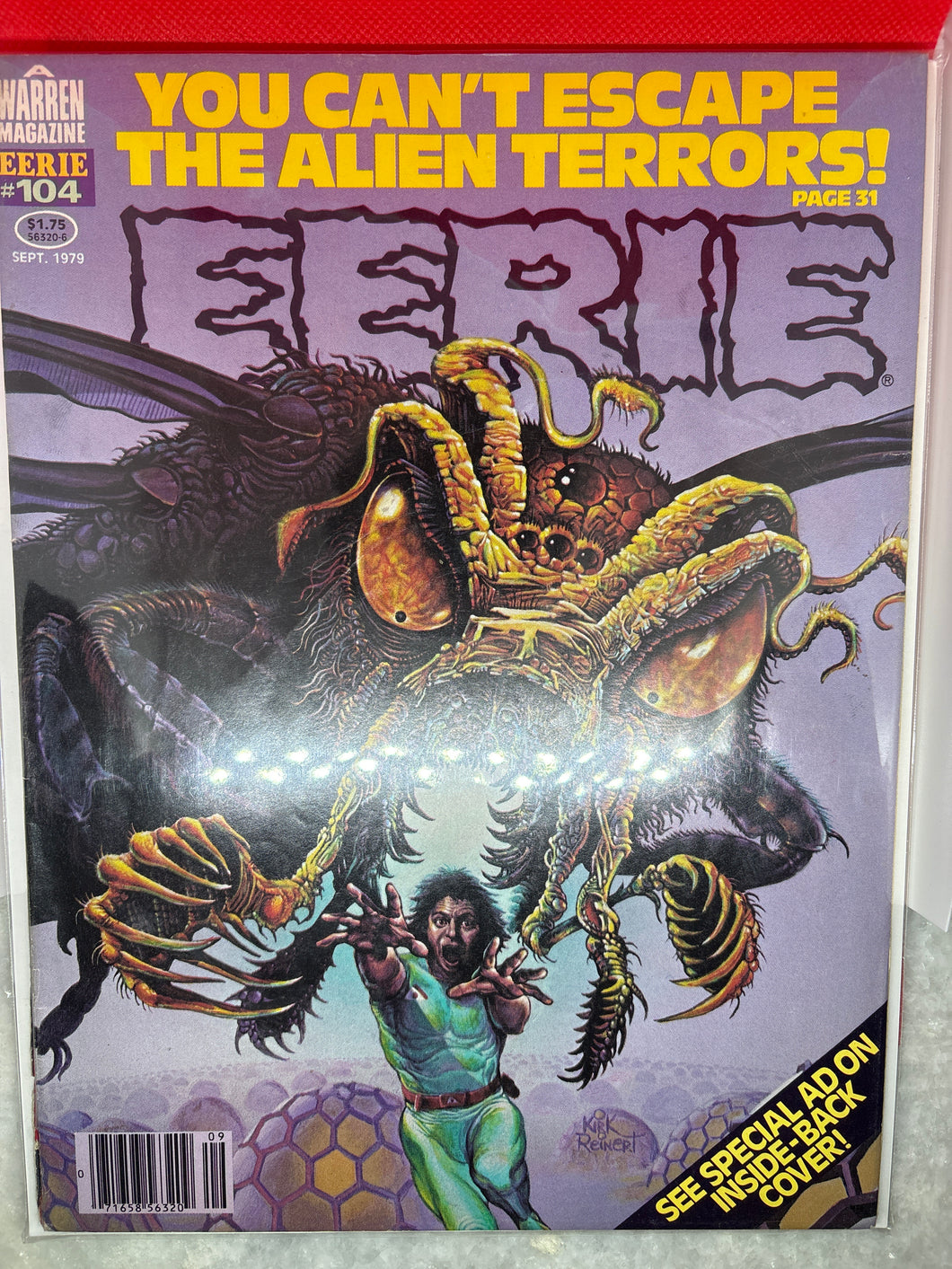 USED Vintage EERIE Magazine 1979 #104