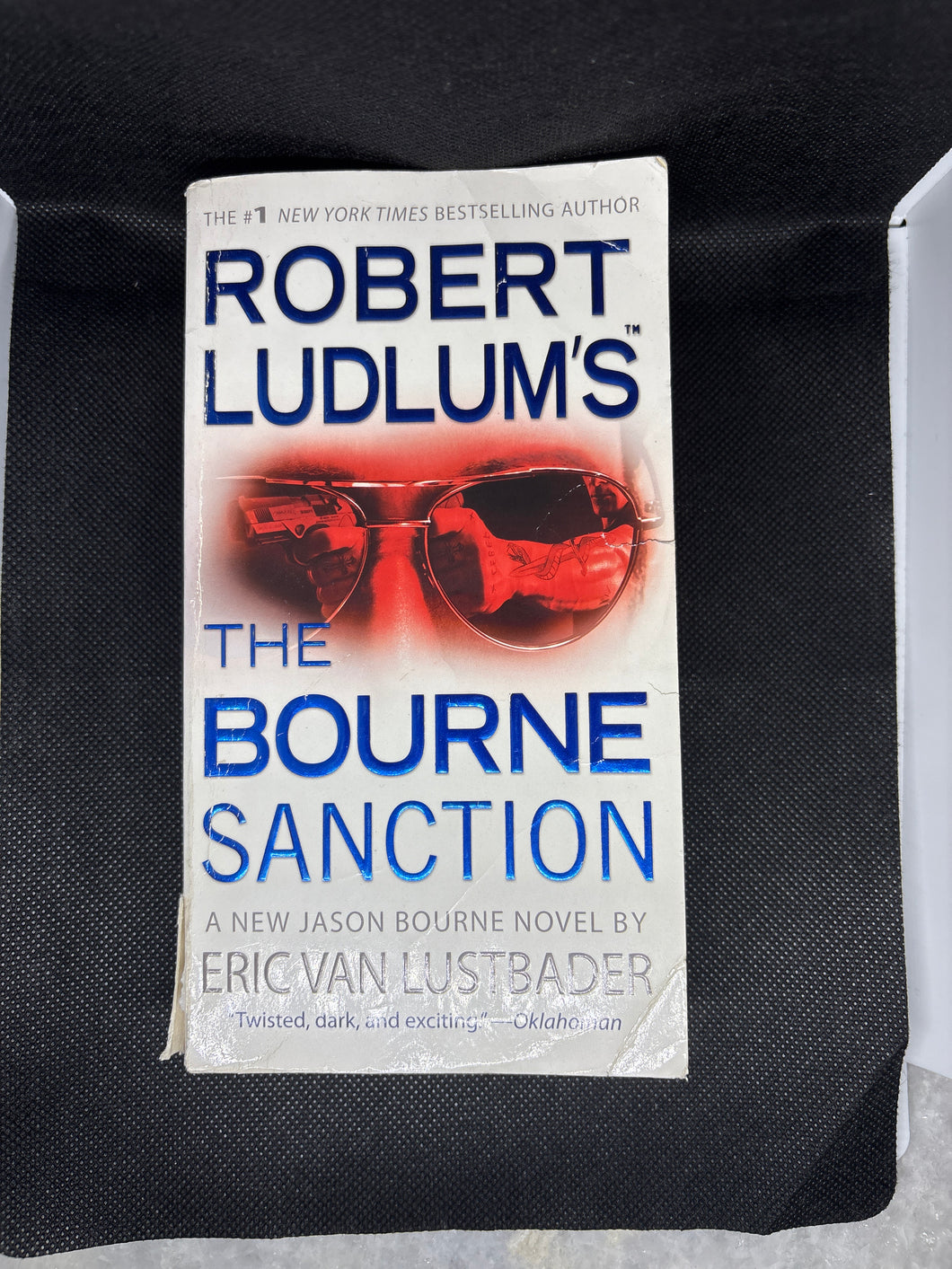 USED The Bourne Sanction by Robert Ludlum Paperback Book