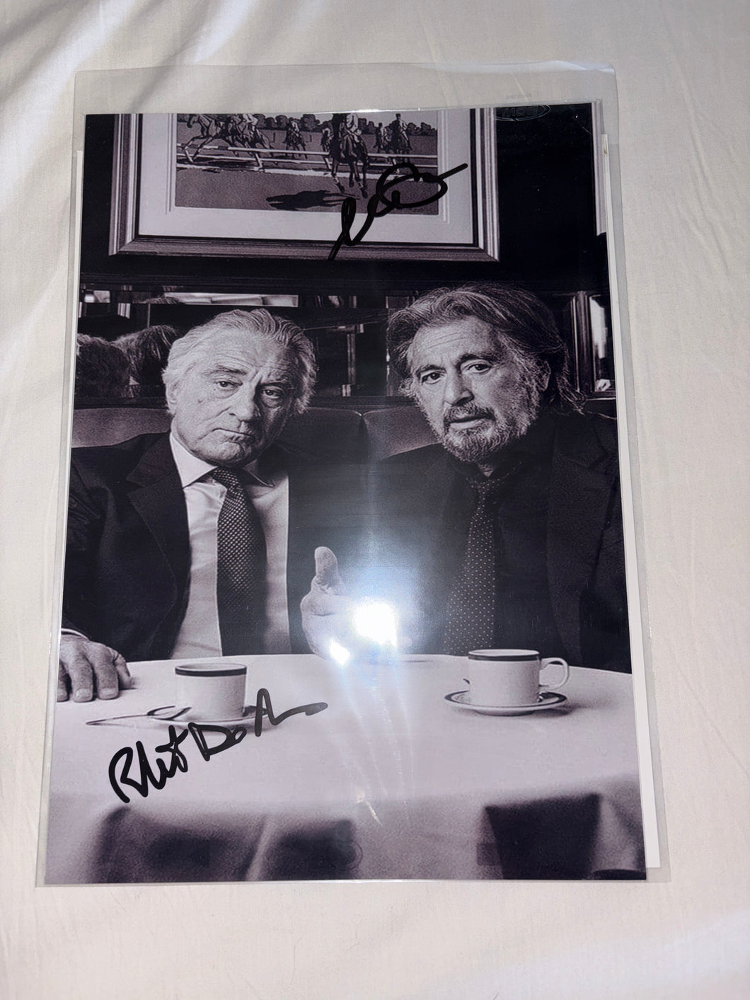 Brand New Al Pacino and Robert Deniro Signed Photo 11x8” No COA