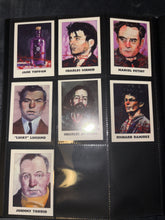 Load image into Gallery viewer, Brand New Vault X Binder with Complete Collection of 35 cards Terrorist Attack Banned from 1987 Piedmont Candy Company and True Crime Series One G men and Gangster Trading Card Lot of 26
