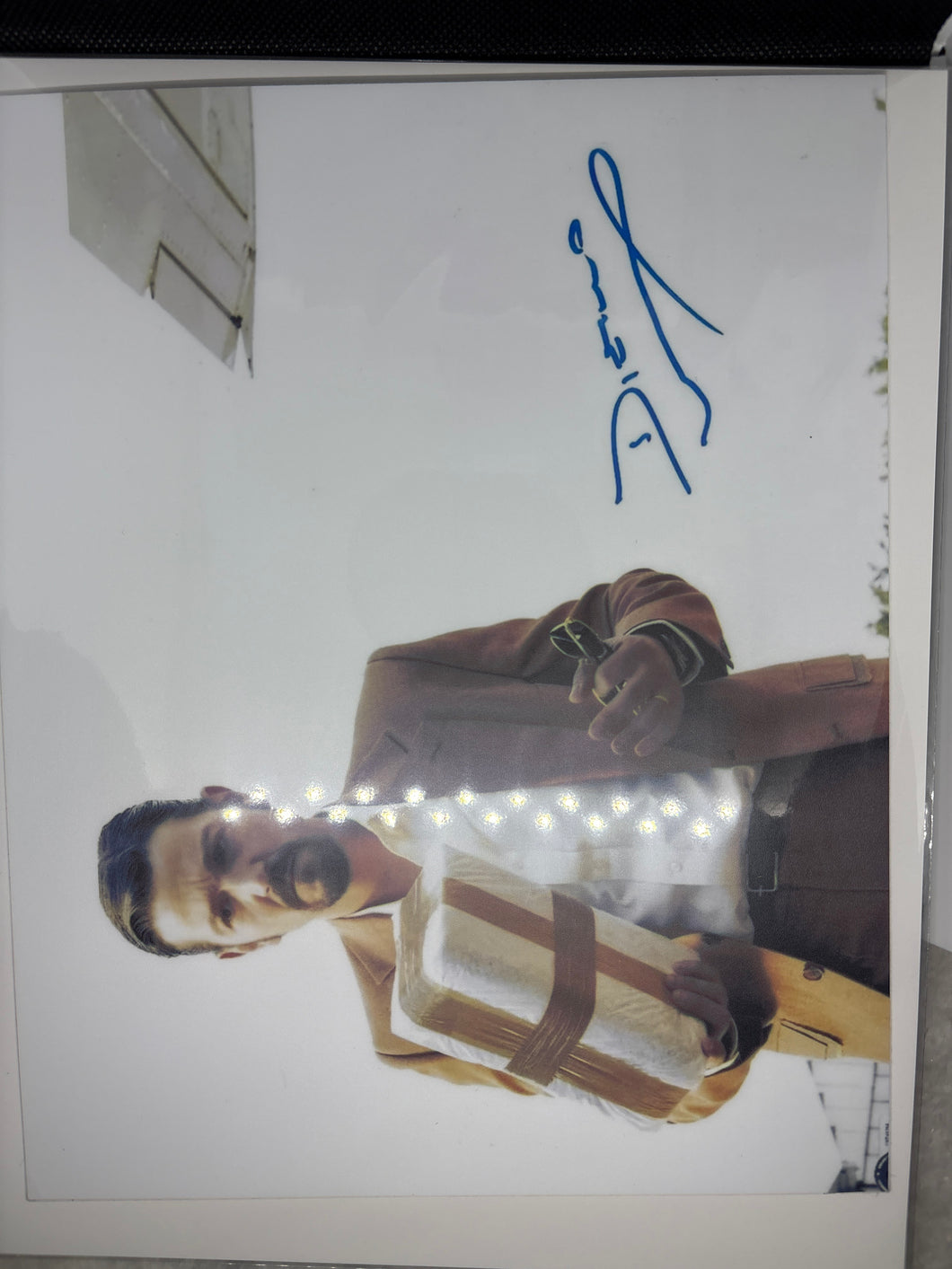 Brand New High Resolution Laminated Picture Miguelangel Félix Gallardo Narcos Mexico Reprint with Signature comes with Board and Bag 8x10