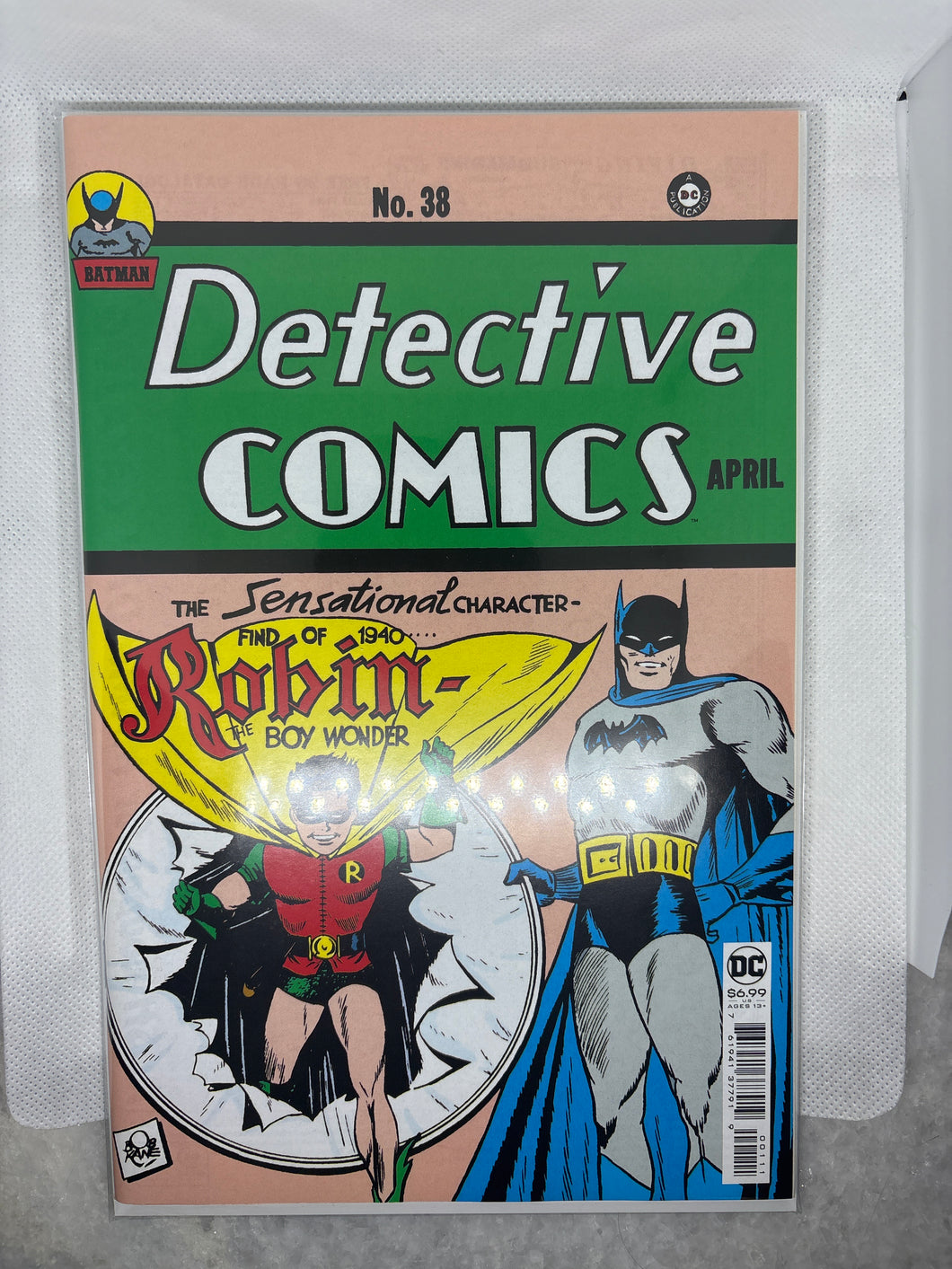 Like New Vintage Facsimile #38 Detective Comics Batman & Robin April