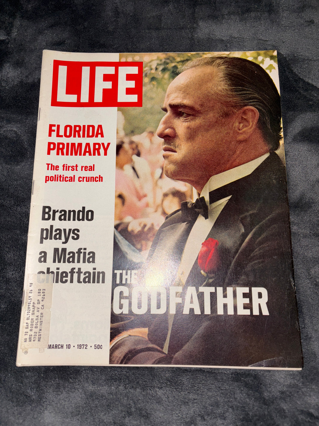 Like New Vintage 1972 LIFE Magazine The Godfather Marlon Brando