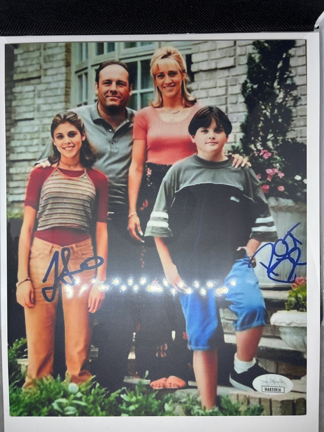 Brand New High Resolution Laminated Picture The Sopranos Reprint with Signature comes with Board and Bag 8x10