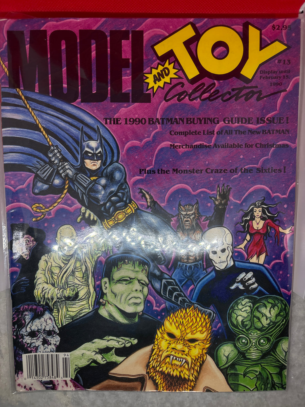 Like New Vintage Model & Toy Collector 1990 Batman Buying Guide Issue 1 Magazine #13