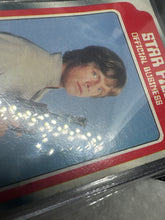 Load image into Gallery viewer, USED Vintage Damaged got bend has a crease in the middle top front when it got shipped Luke Skywalker Star Wars comes with Hard Acrylic Magnetic Protector
