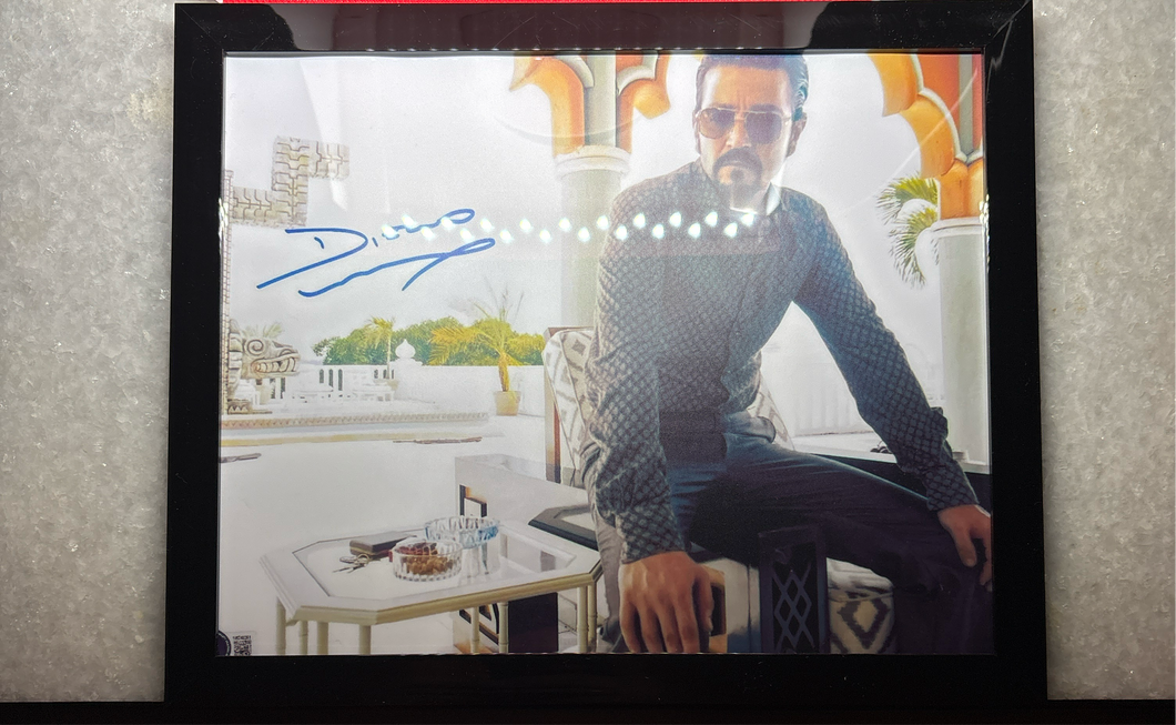 Brand New Miguelangel Felix Gallardo Narcos Mexico with Signature RP comes with luxury frame 8x10