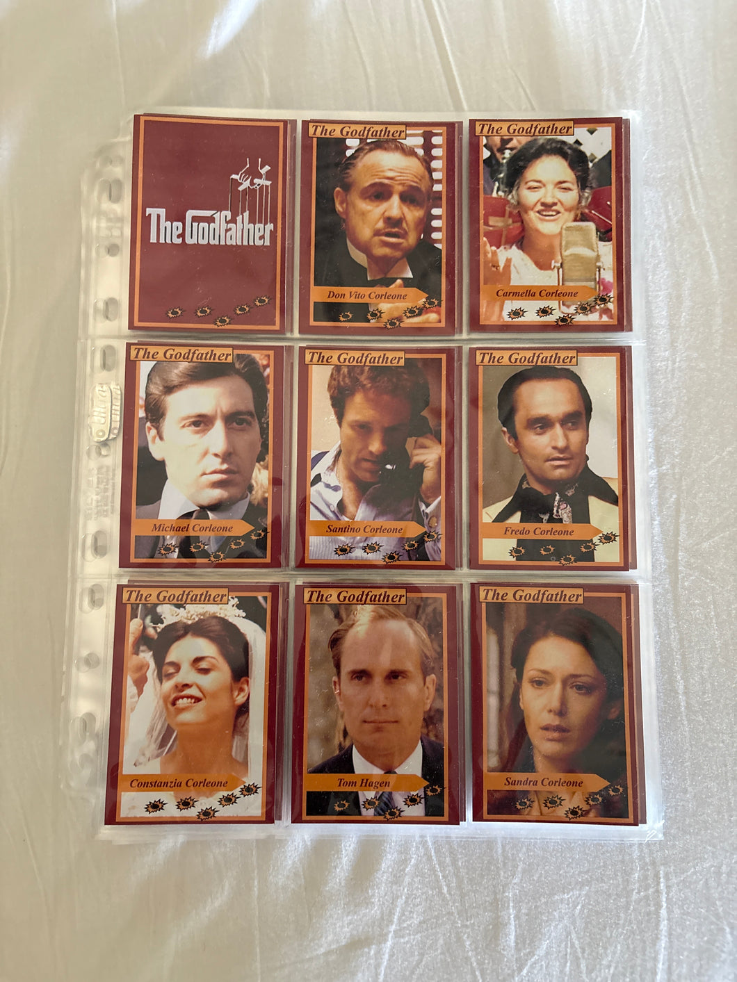 Brand New Vintage Complete Sets Trading Cards The Godfather 1,2 and 3