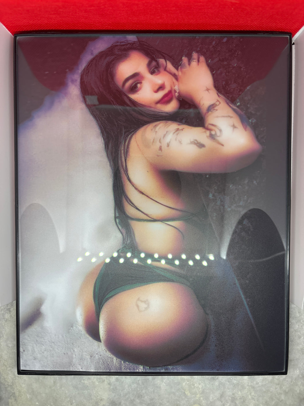 Brand New High Resolution Laminated Picture Karely Ruiz comes with Luxury Frame 8x10