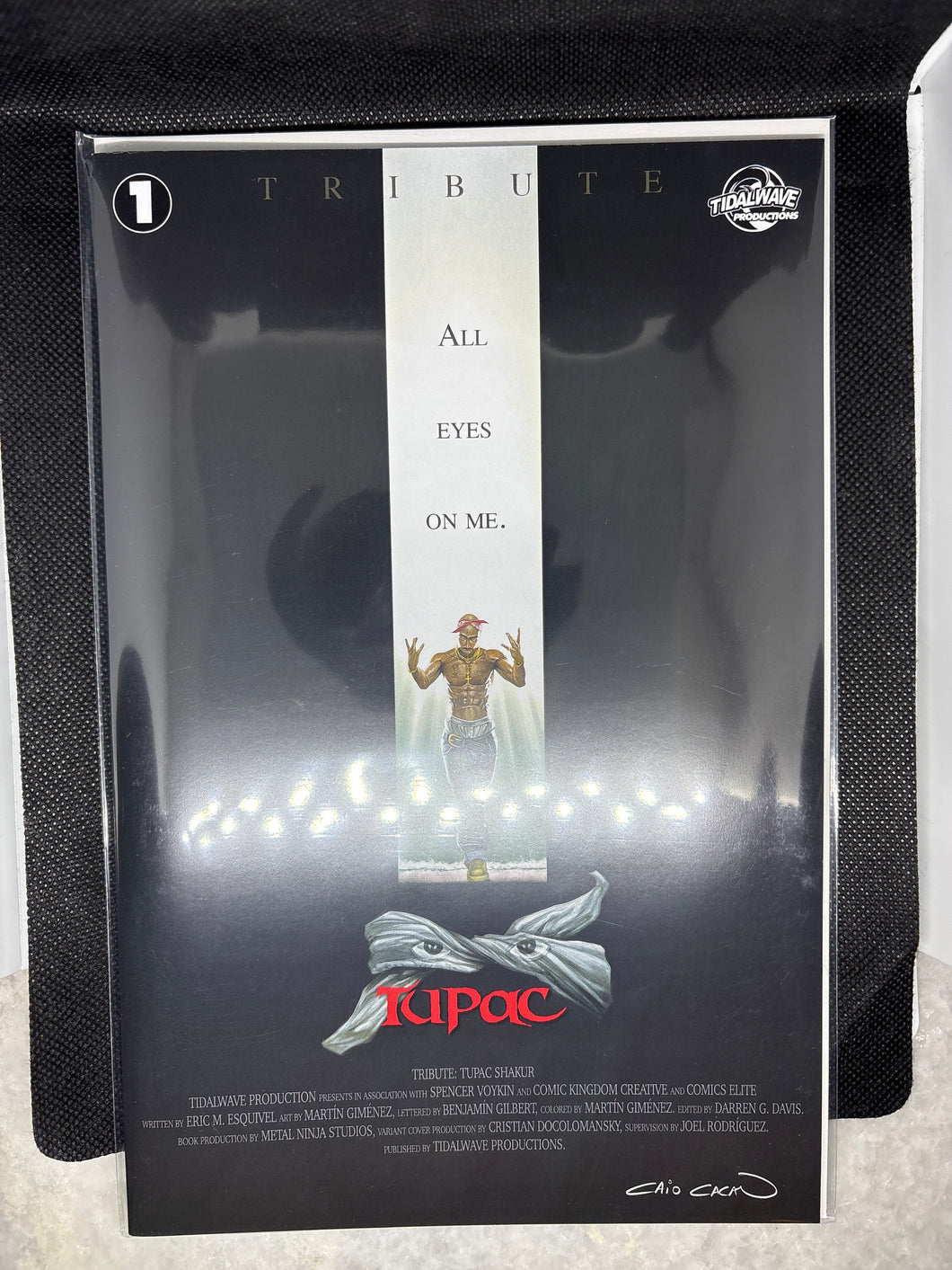 Brand New Tribute Tupac Shakur #1 Comic Bag and Board Included
