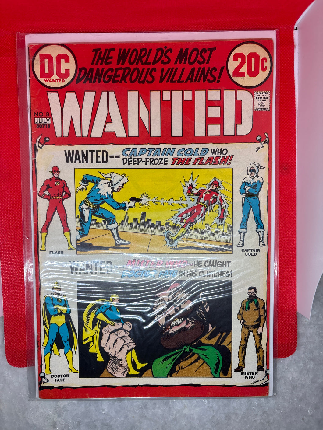 USED Vintage Wanted # 8 JULY Comic Old