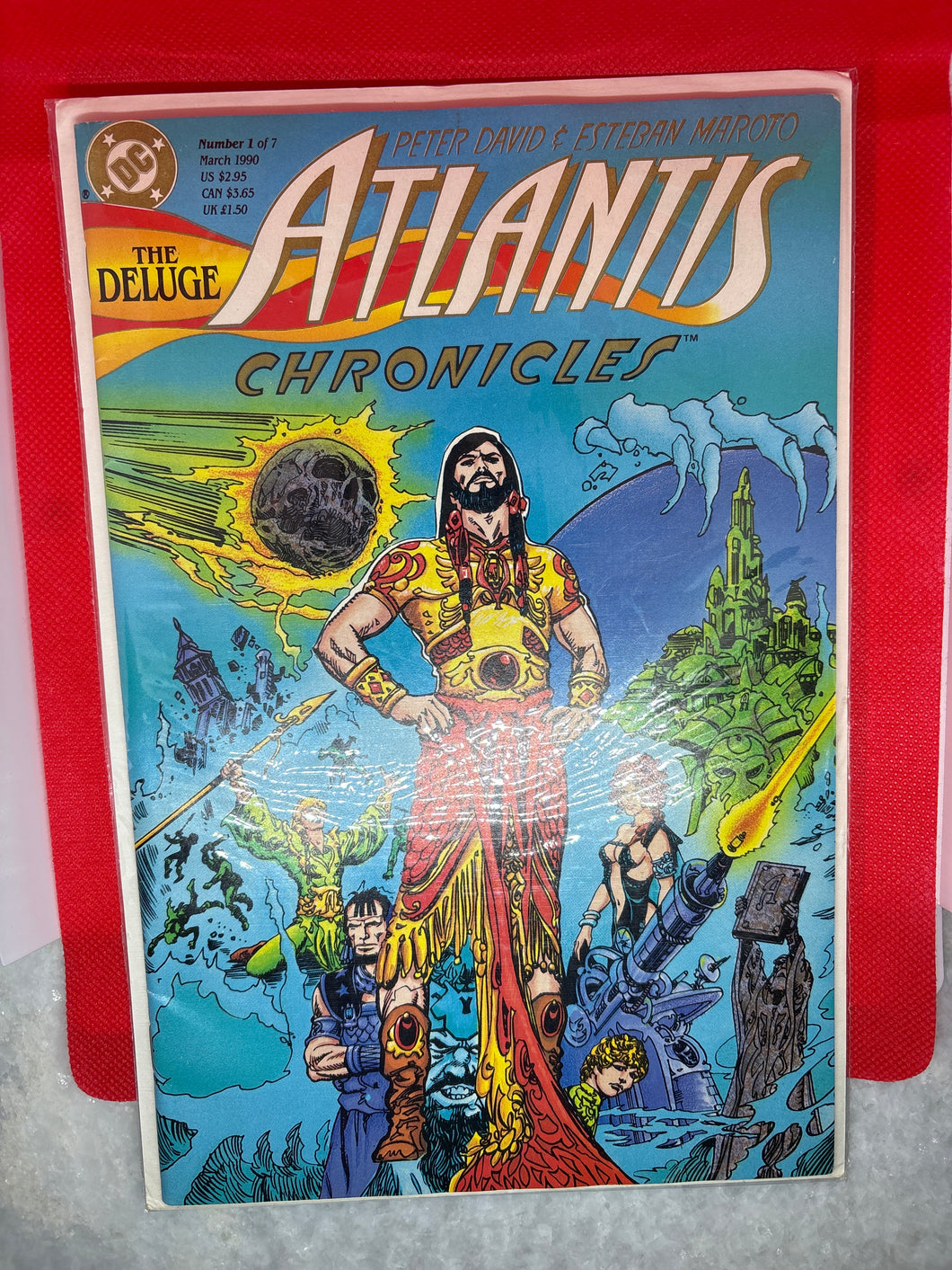 Like New Vintage Atlantis Chronicles  1990 March # 1 Comic