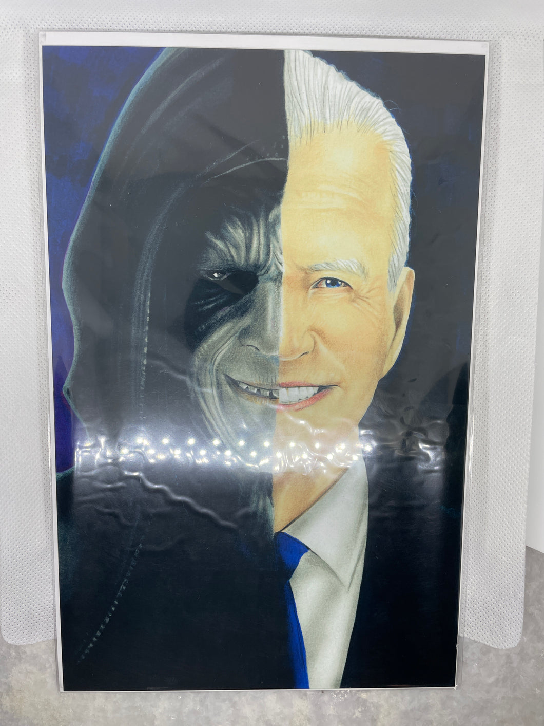 Brand New Sealed Darth Biden Portrait Metal Comic Cover. Only 25 prints made!!!